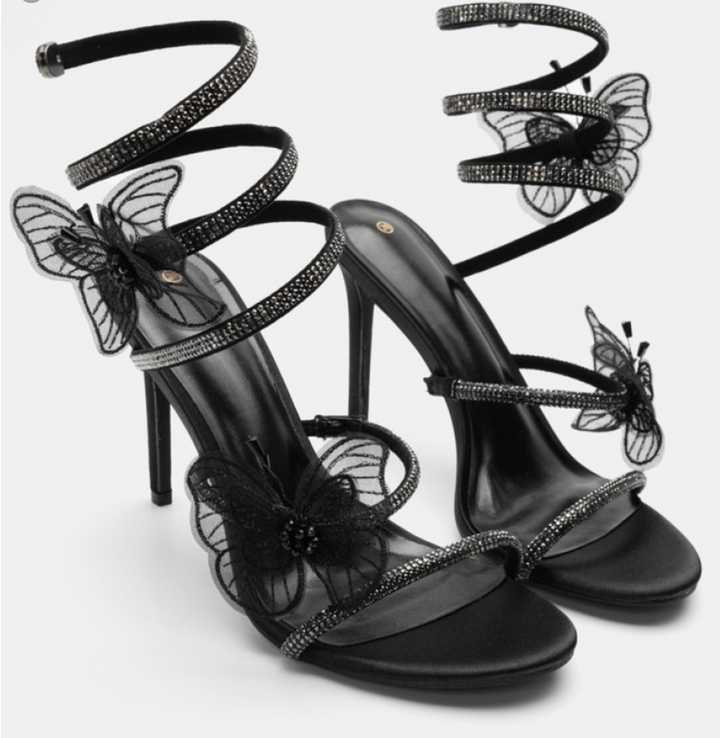 Míray Butterfly Heel- BLACK