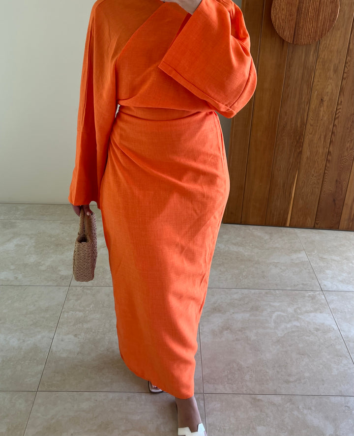 Hermès Linen Wrap Dress