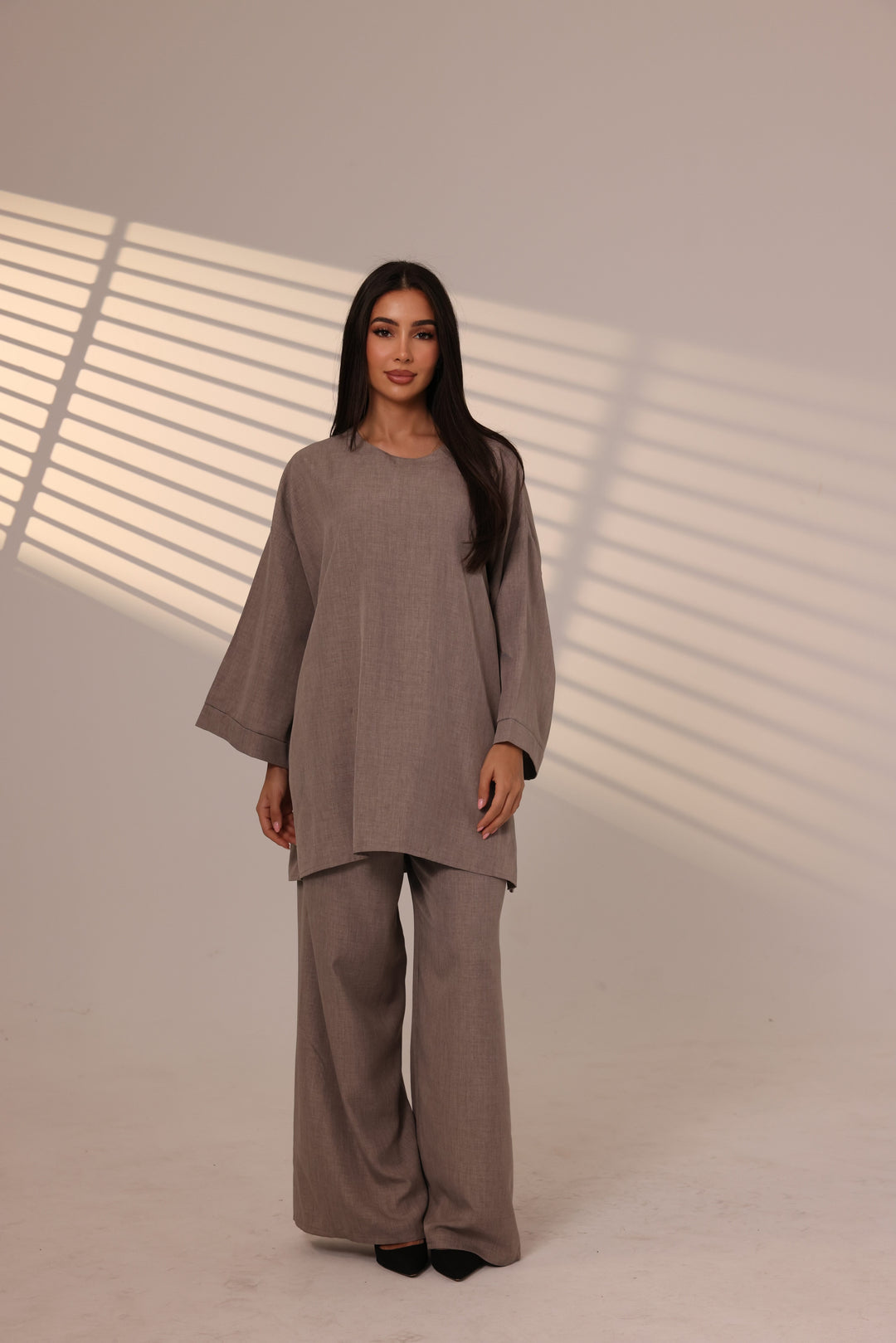 Coco Linen Open Abaya Only