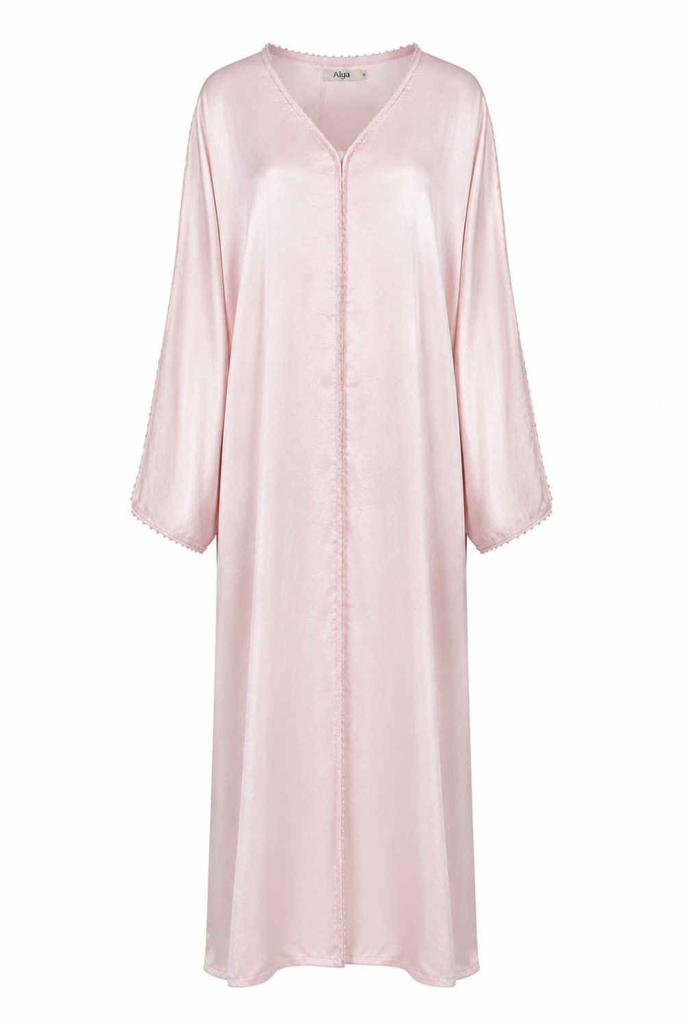 Siren Crystal Abaya — Fairy floss pink