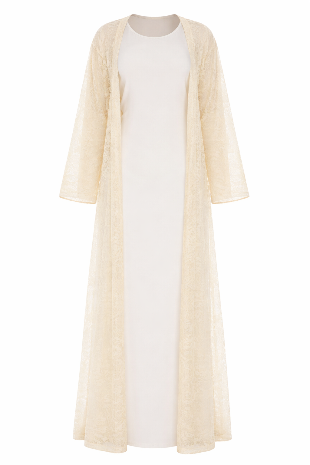 Truffle Lace Abaya Set