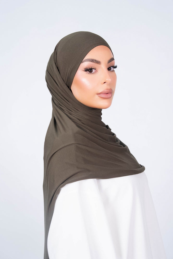 Tie-back Butter Jersey Hijab