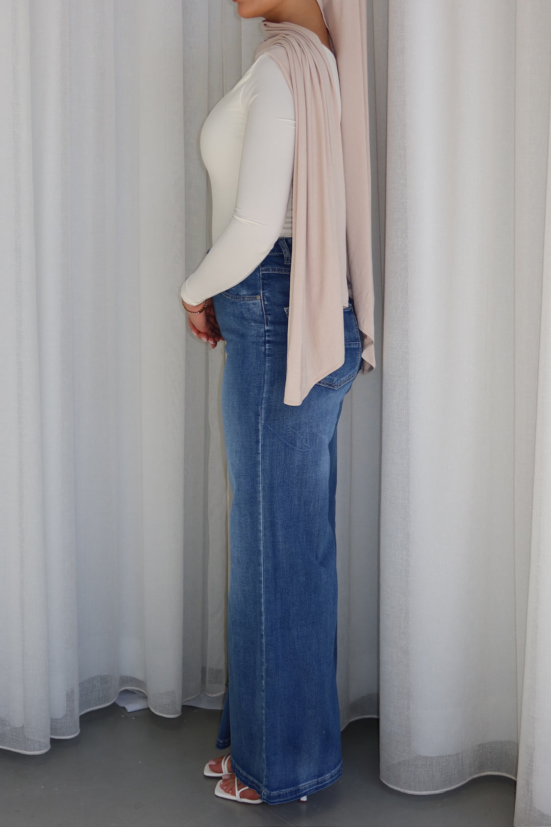 Ultra-Wide Stretchy Jeans