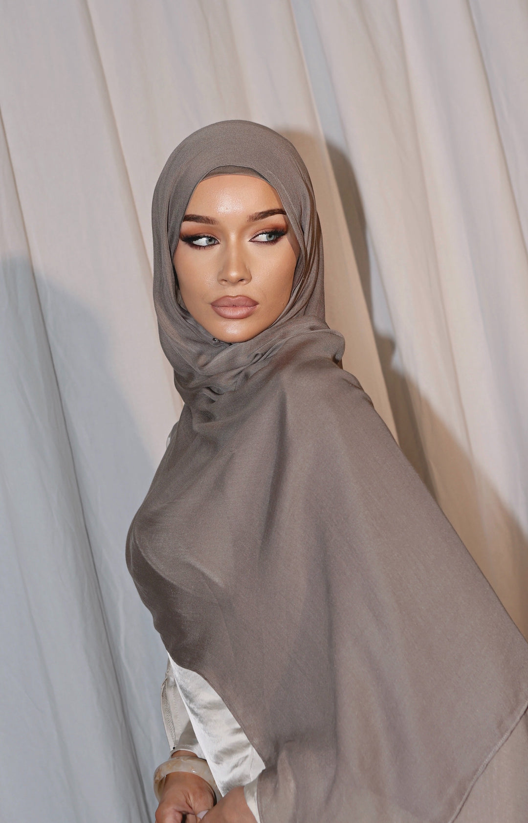 Modal Hijab + Matching Cap