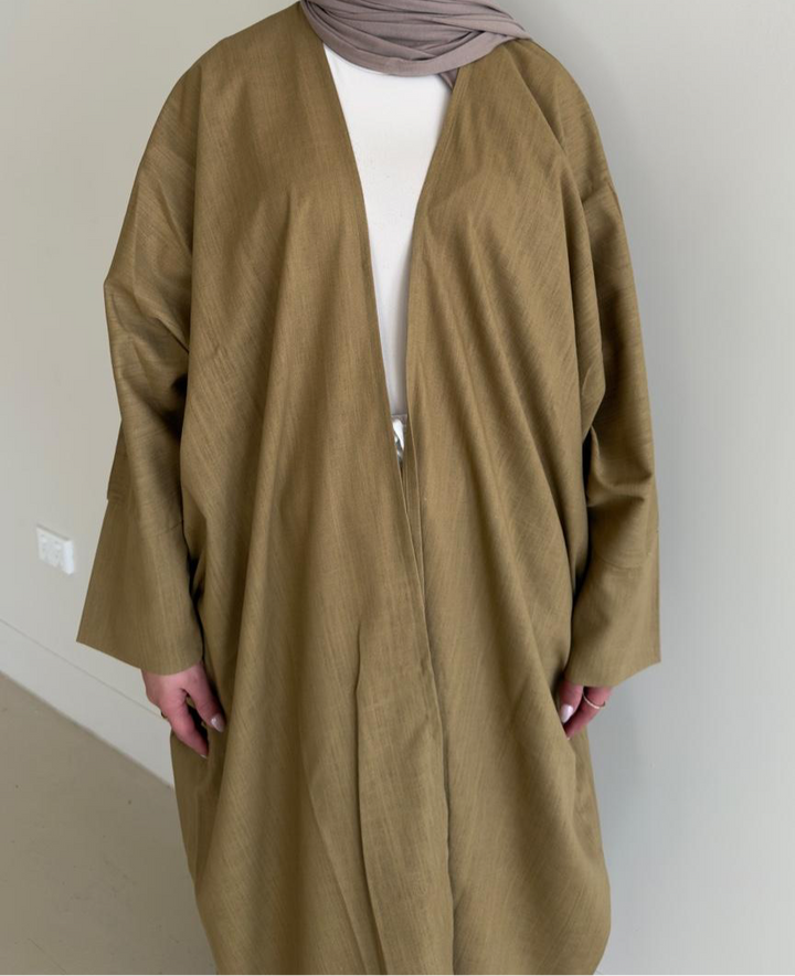 Dubai Linen Abaya