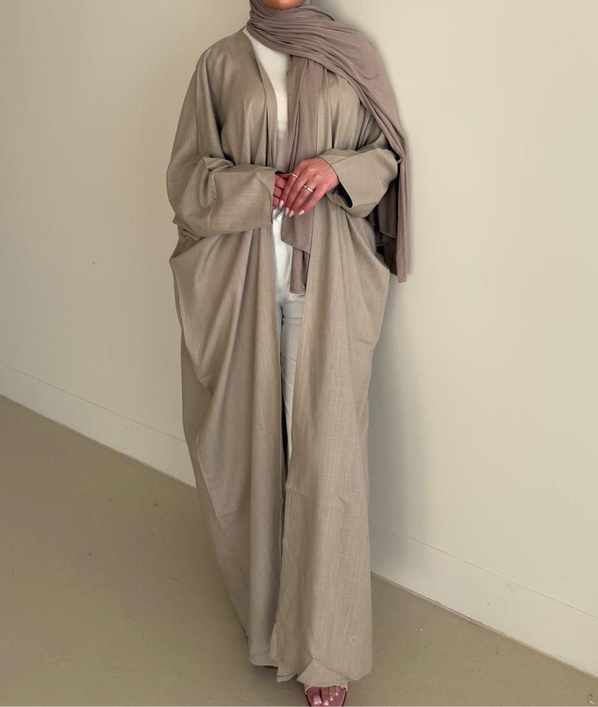Dubai Linen Abaya