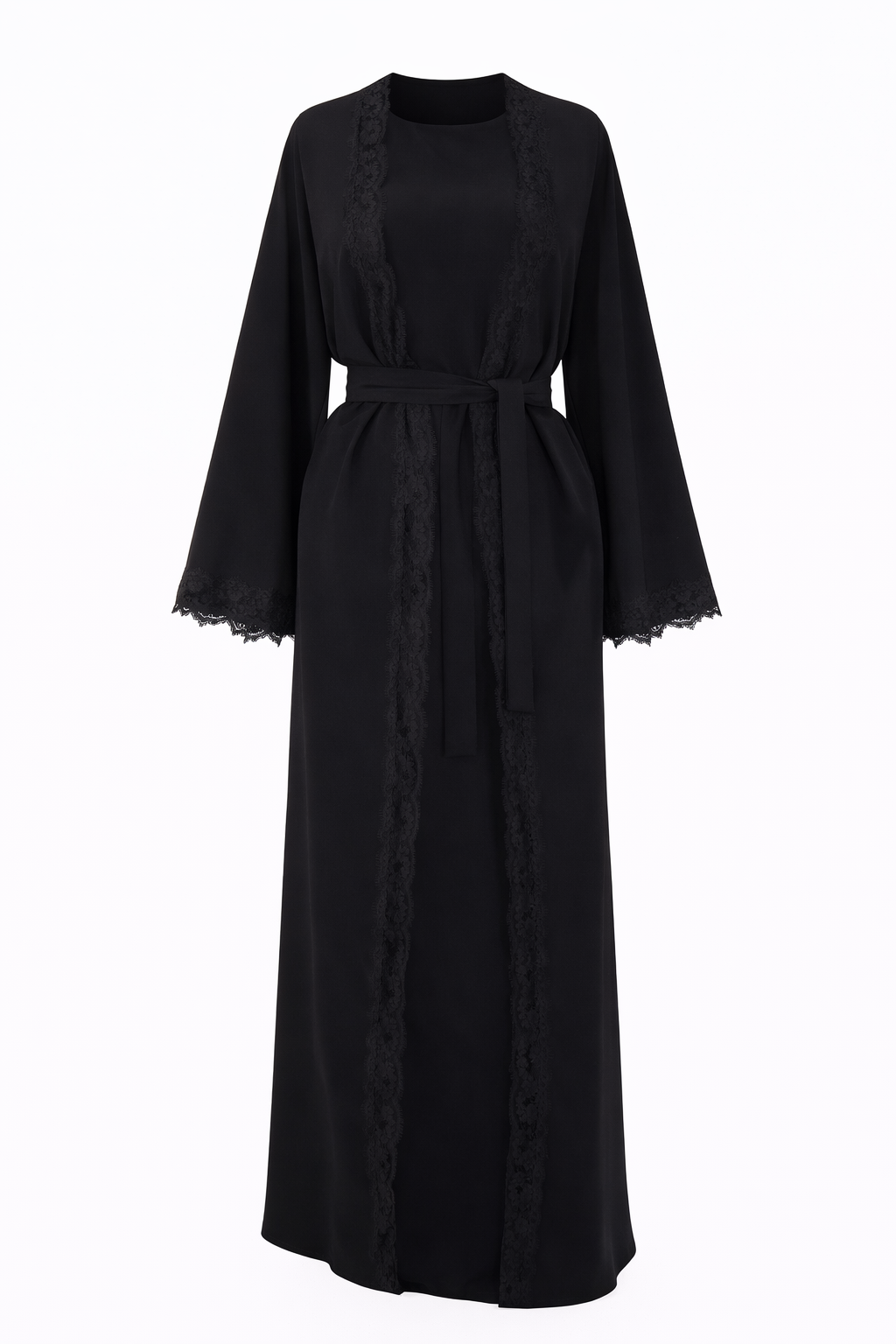 Autumn Lace Abaya Set