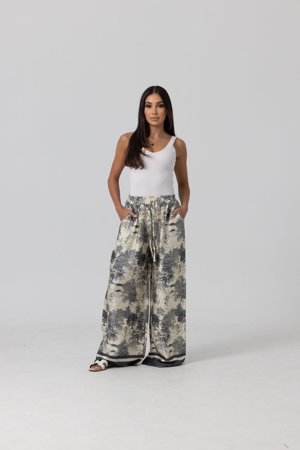 DIOR PANTS — Light grey