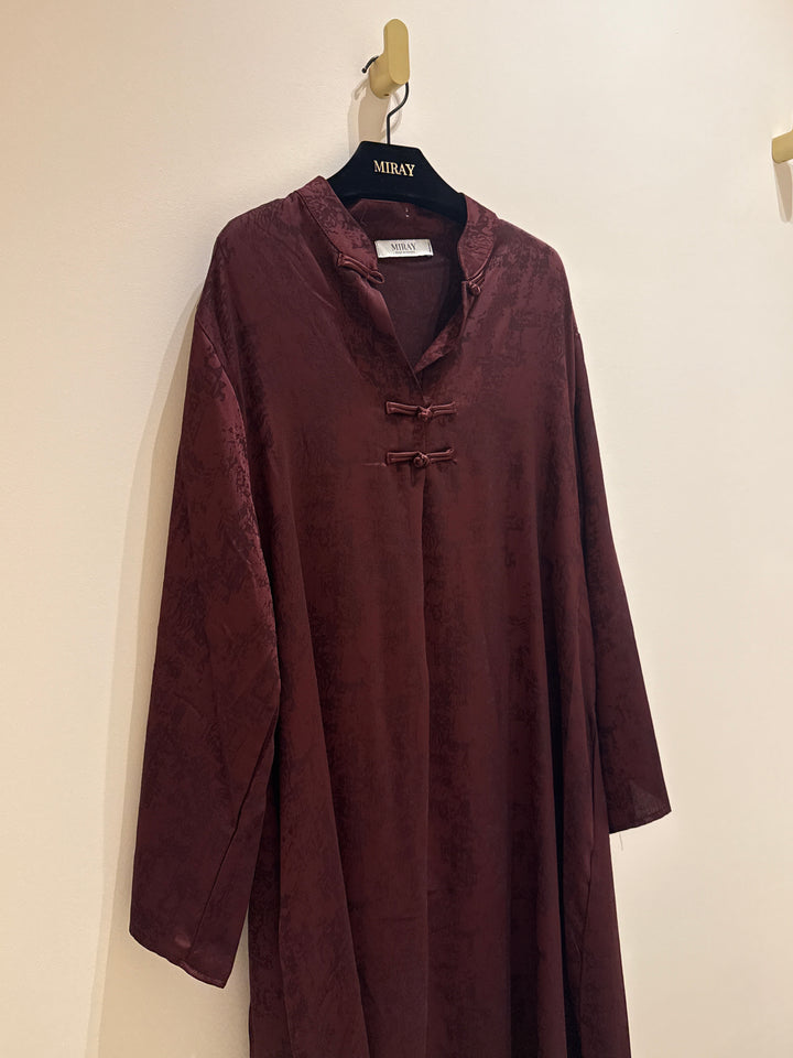 Tokyo Plum Abaya Dress