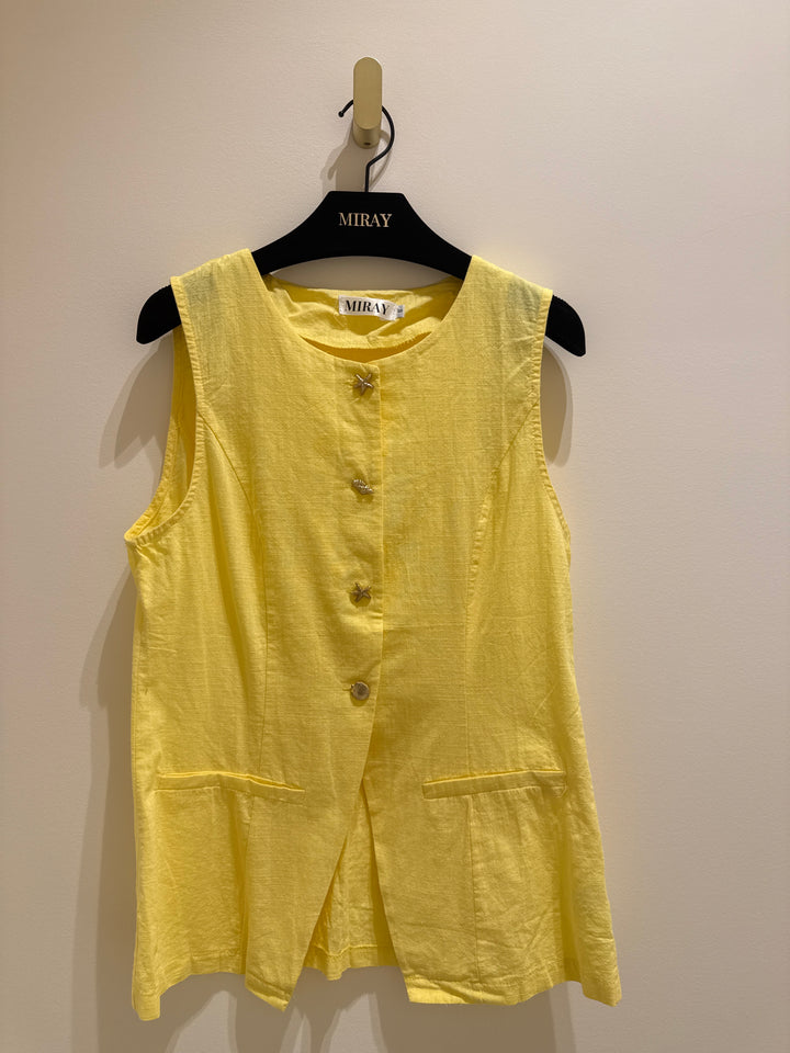Beach Linen Vest
