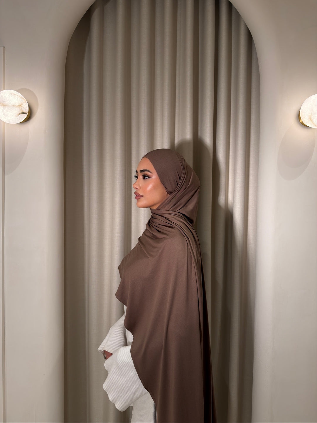 Tie-back Butter Jersey Hijab