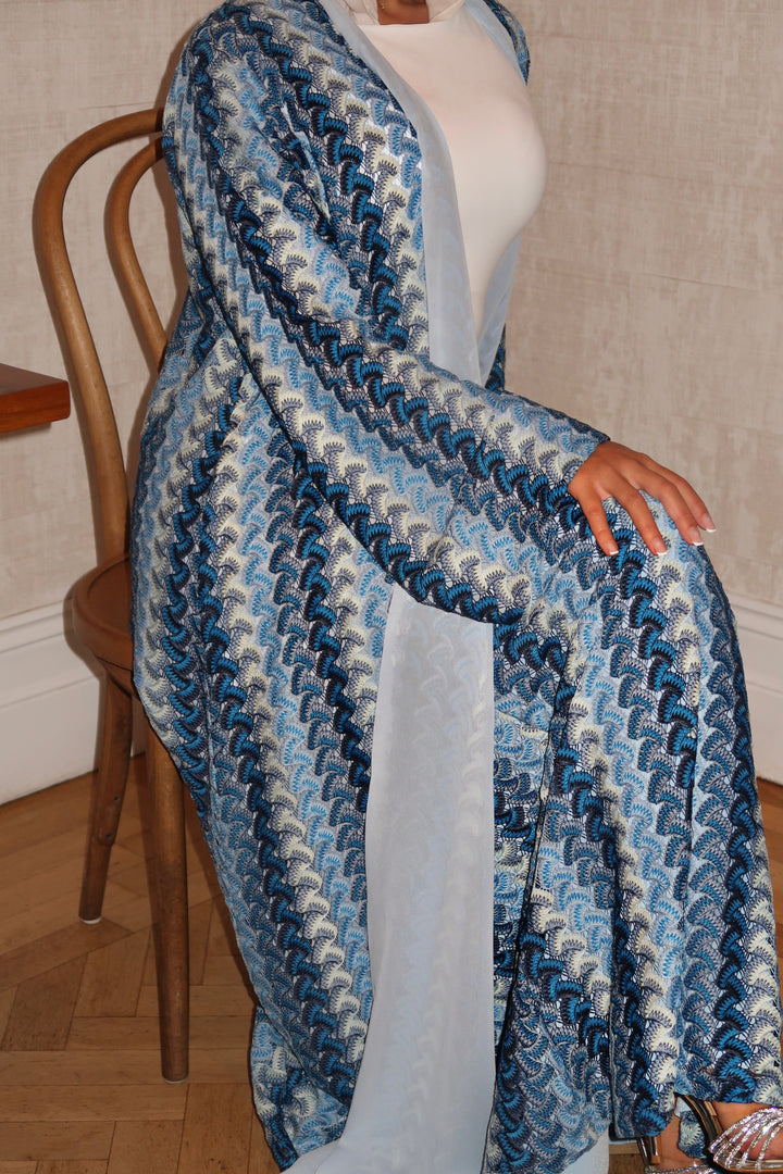 Bleu Riviera Abaya (PRE-ORDER)