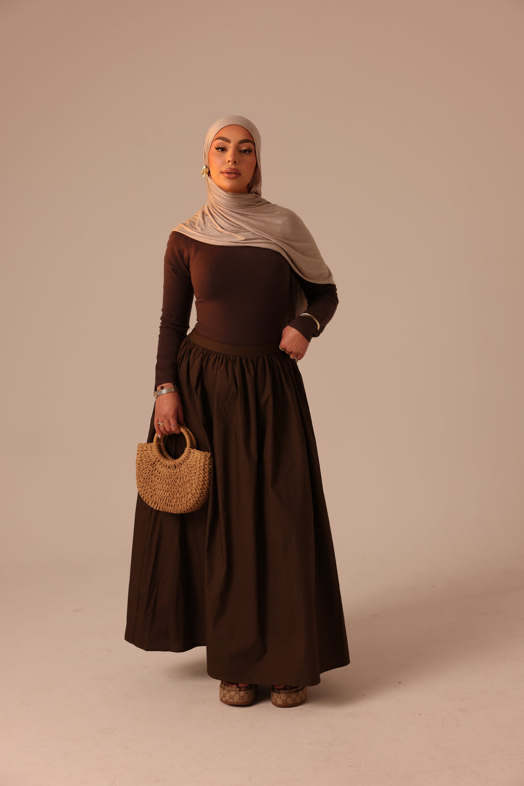 Paris Poplin Skirt