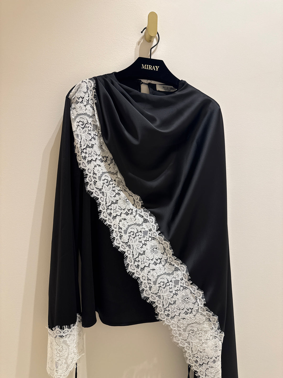 Asymmetrical Vintage Lace Top