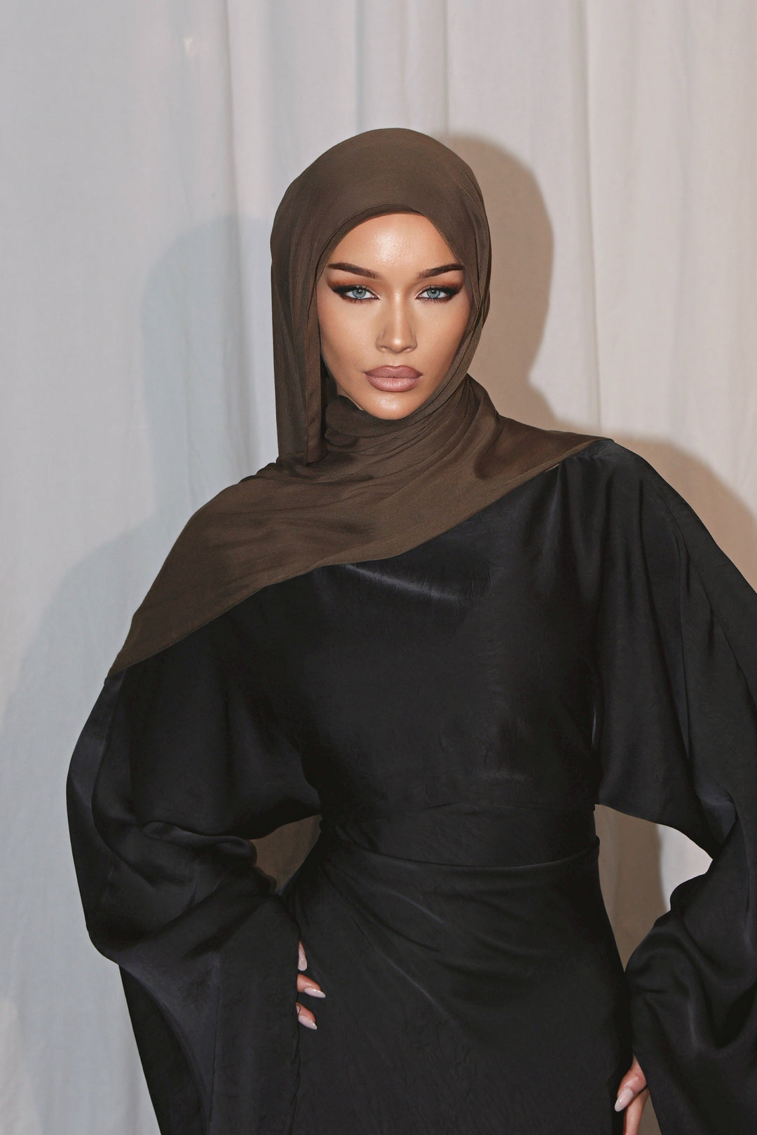 Modal Hijab + Matching Cap