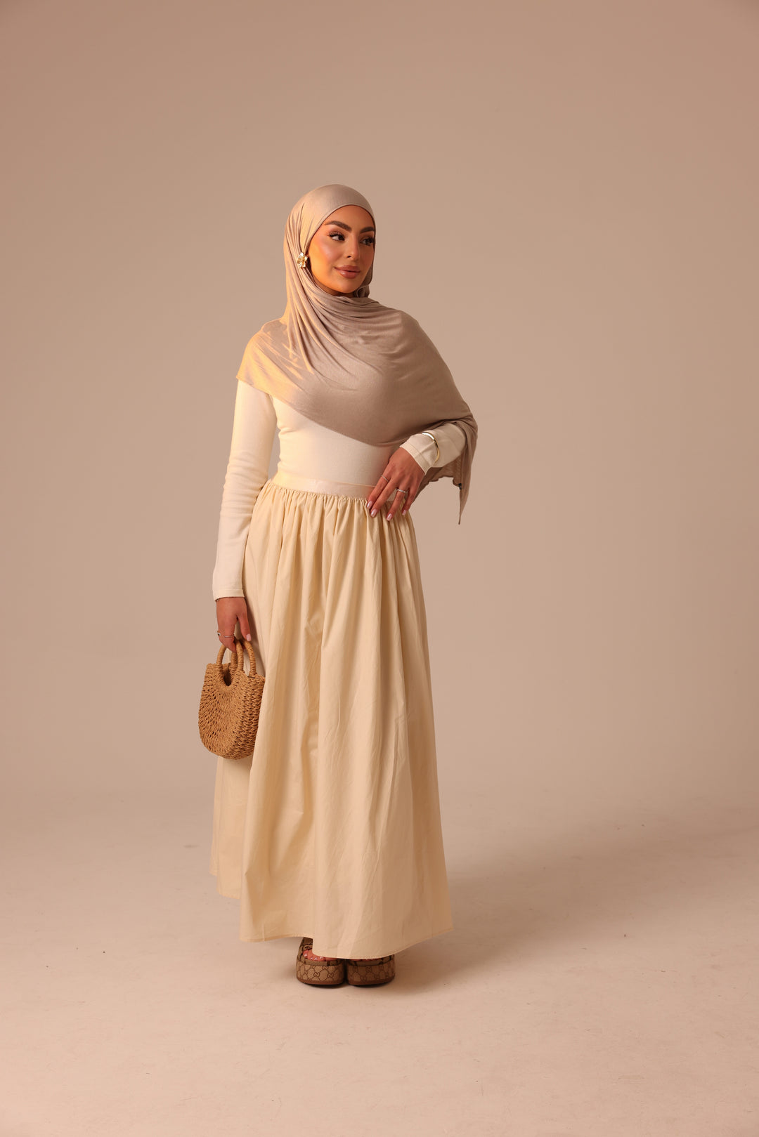 Paris Poplin Skirt