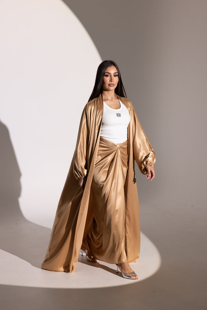 Petal Abaya- Satin