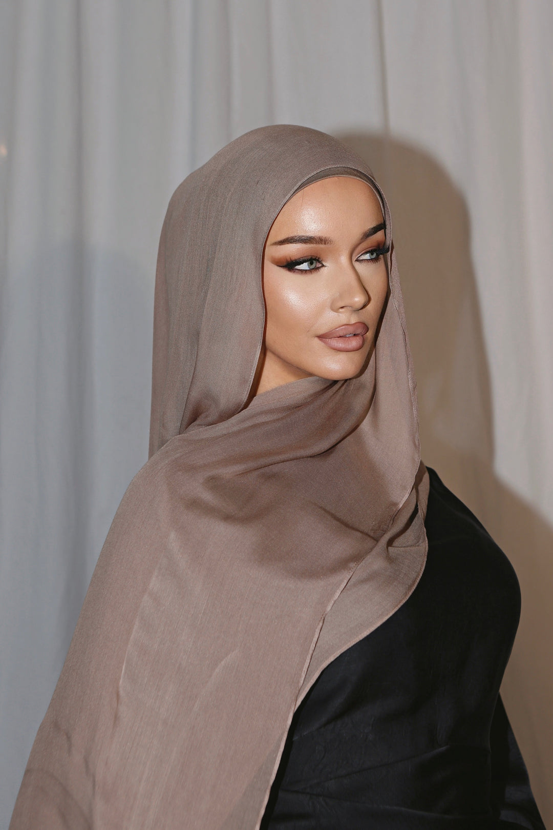 Modal Hijab + Matching Cap