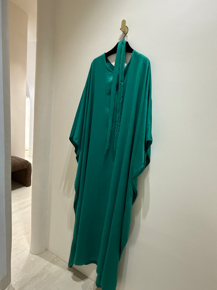 Persian Green Butterfly Abaya