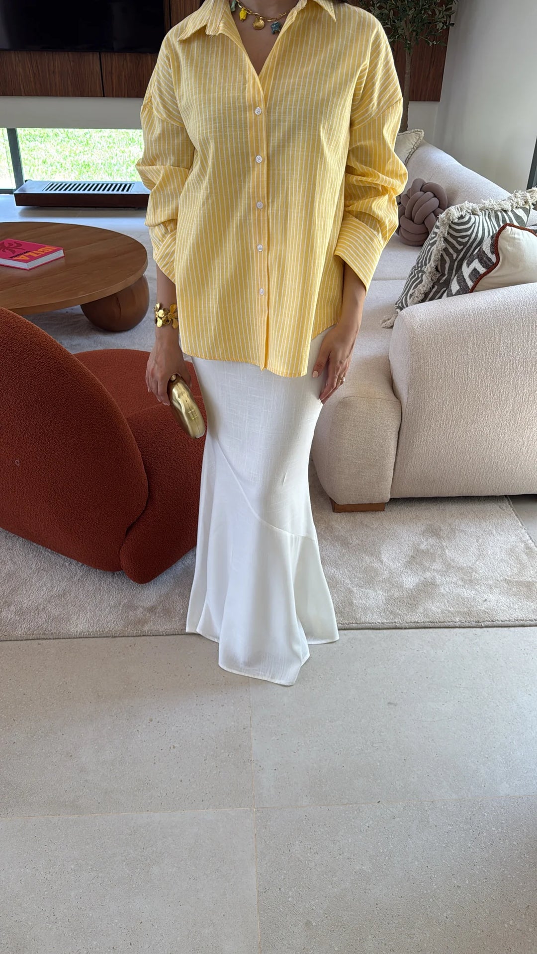 Linen Mermaid Skirt