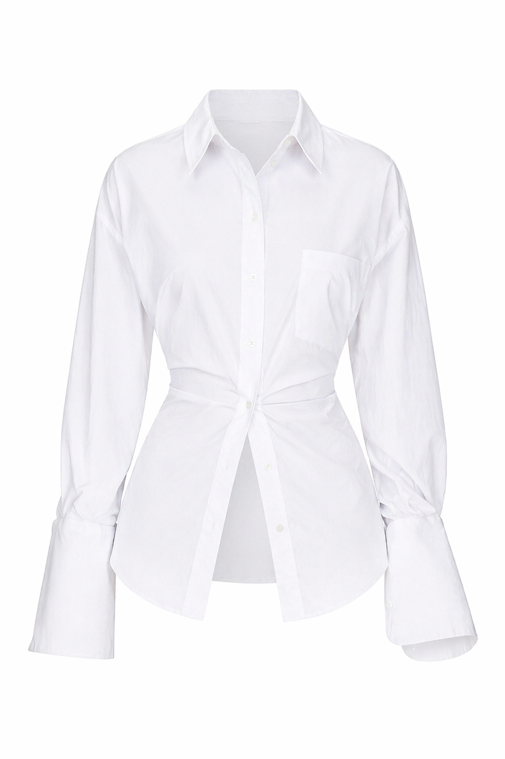 Classic Snatched Shirt — White