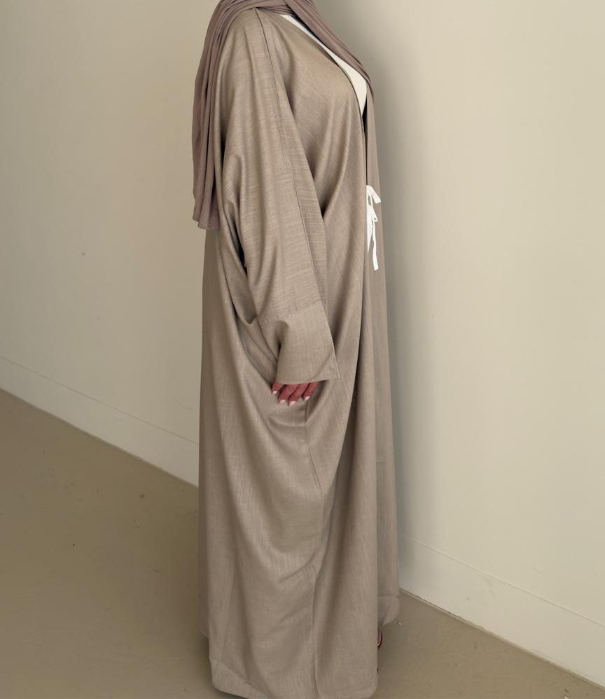 Dubai Linen Abaya