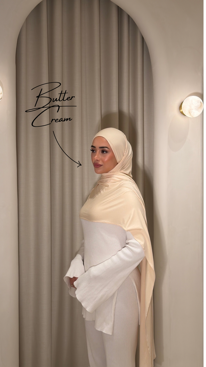 Butter Jersey Hijab