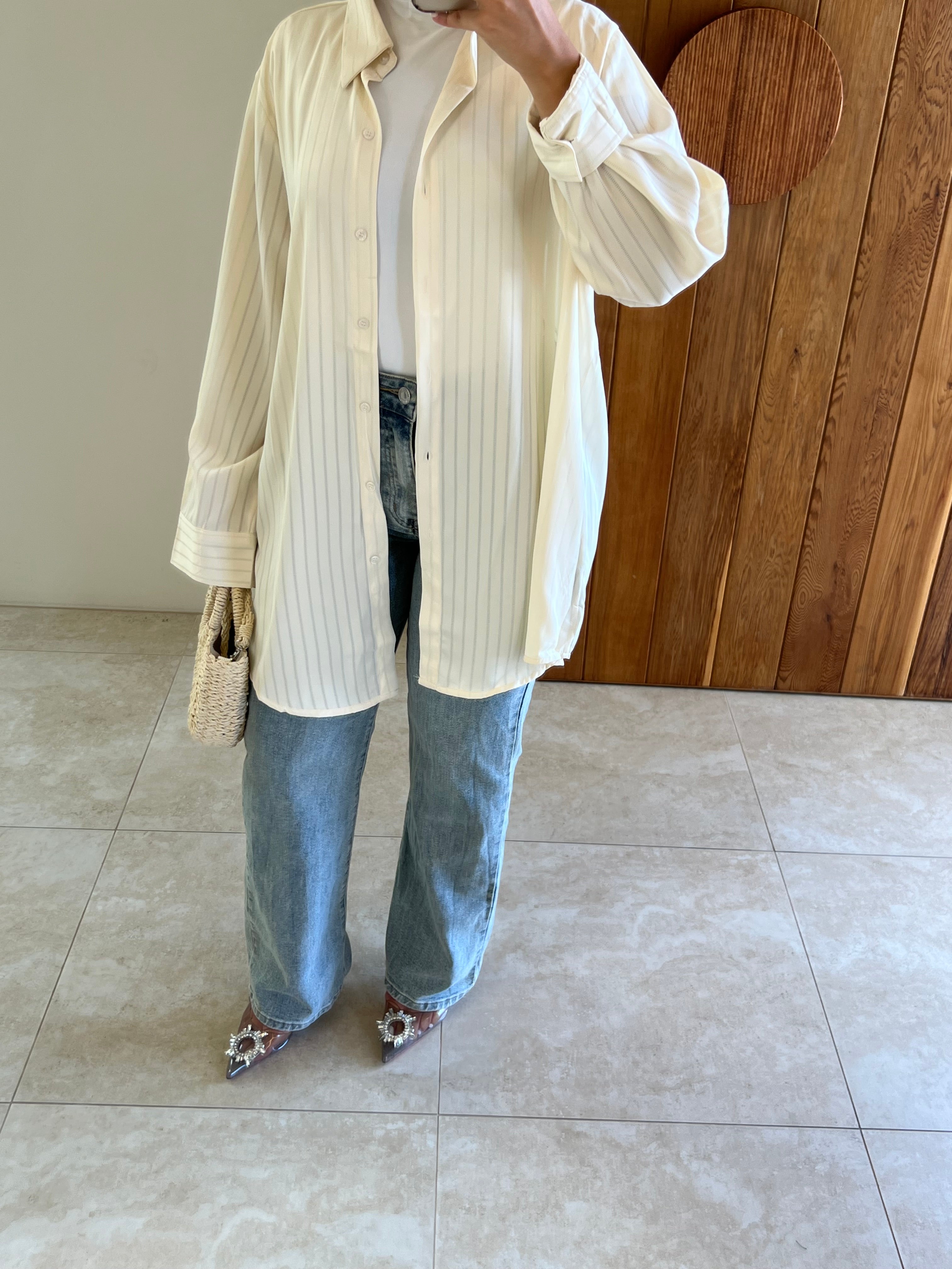Satin Striped Shirt