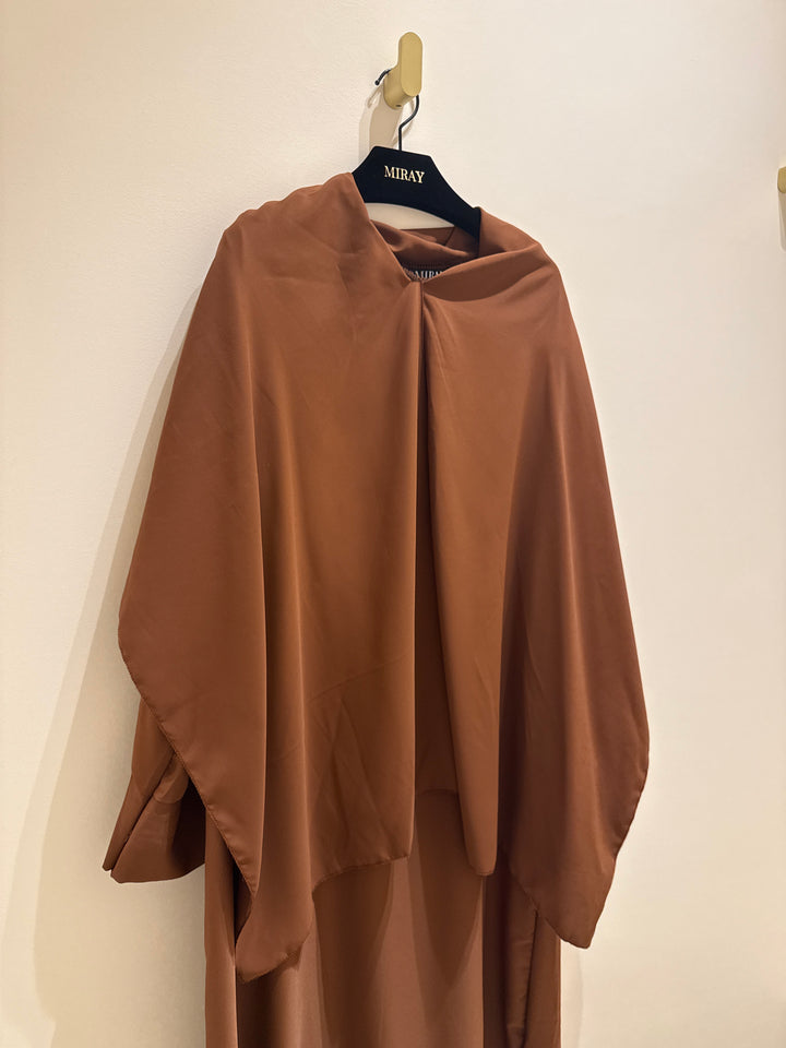 Butter Abaya Dress (Attached Hijab)