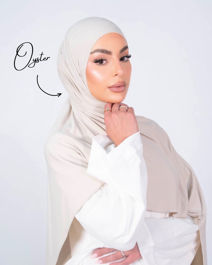 Bamboo Jersey Hijab
