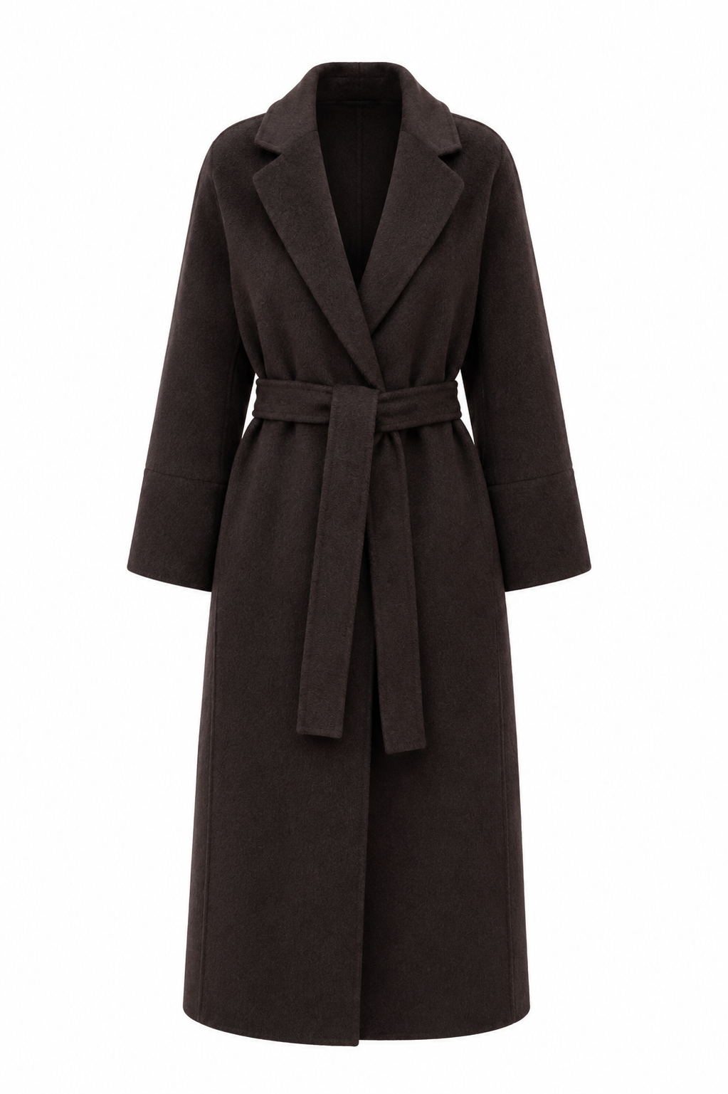 Prague Wool Blend Wrap Coat