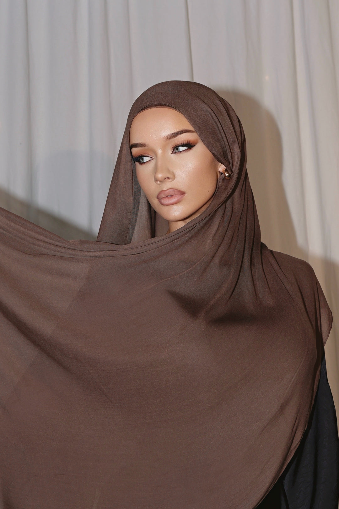 Modal Hijab + Matching Cap