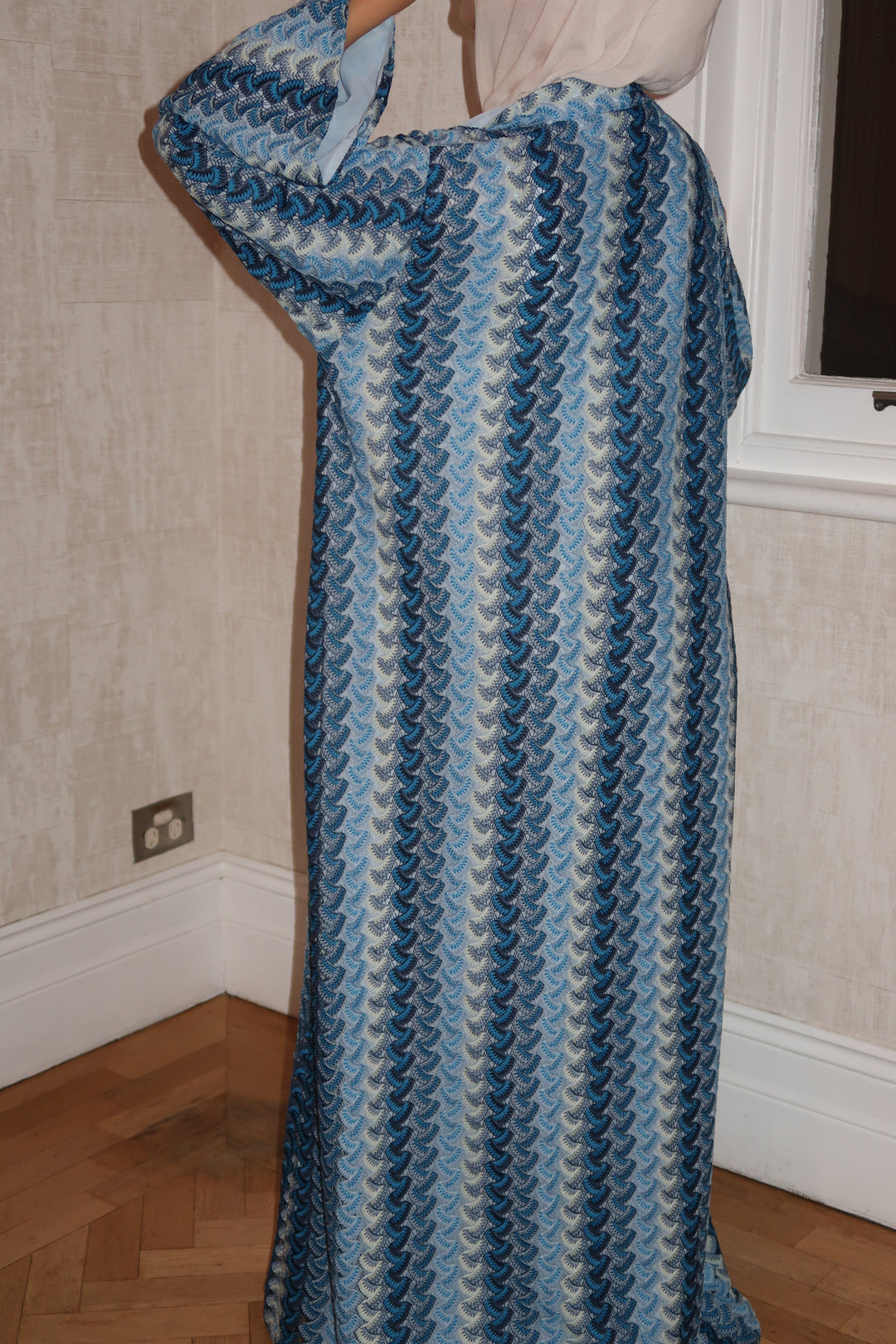 Bleu Riviera Abaya (PRE-ORDER)