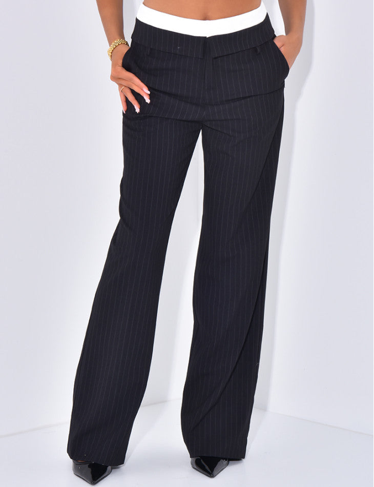 Striped Corporate Pants
