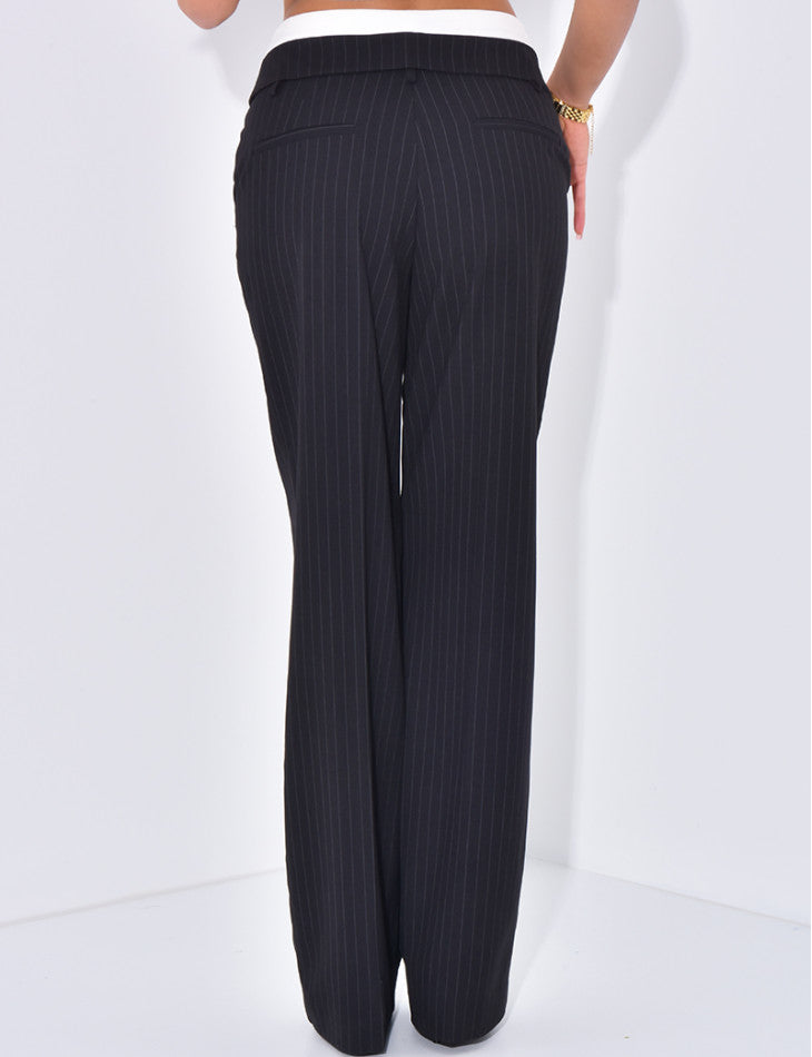 Striped Corporate Pants