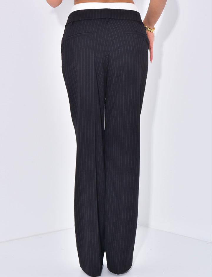 Striped Corporate Pants