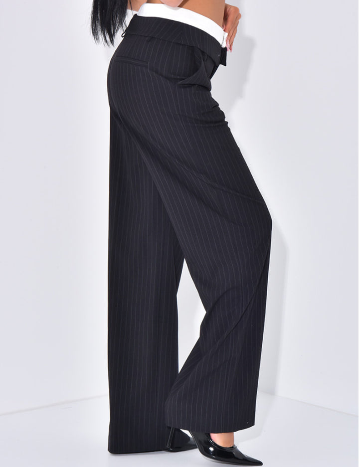 Striped Corporate Pants