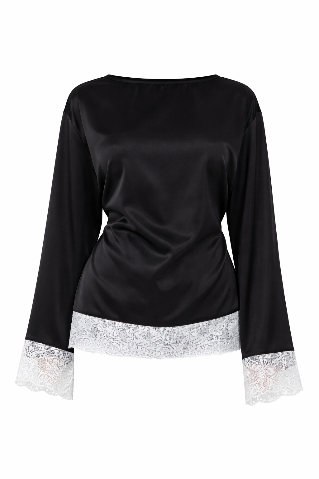 Starlight Lace Satin Top