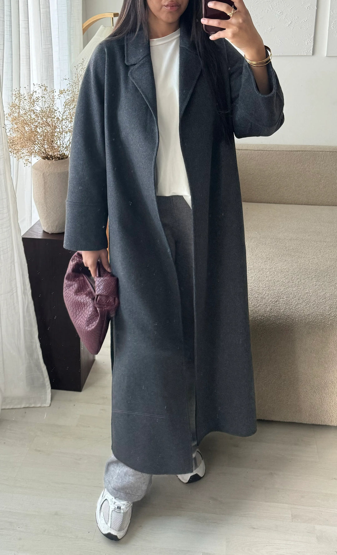 Prague Wool Blend Wrap Coat