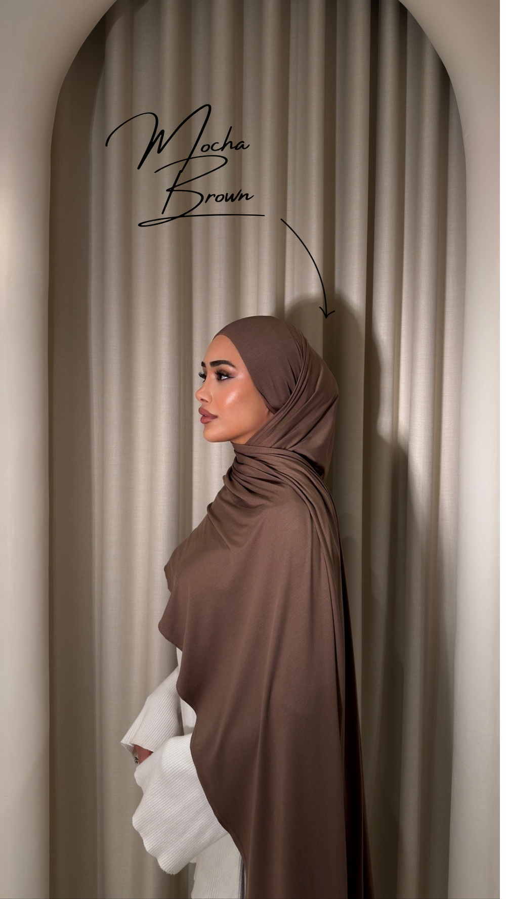 Butter Jersey Hijab — Light grey