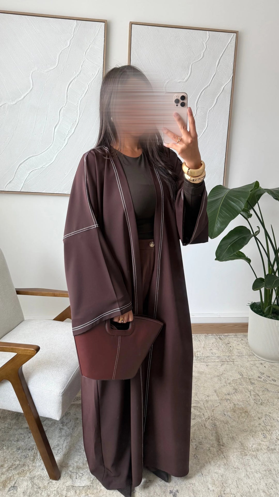 New York Open Abaya