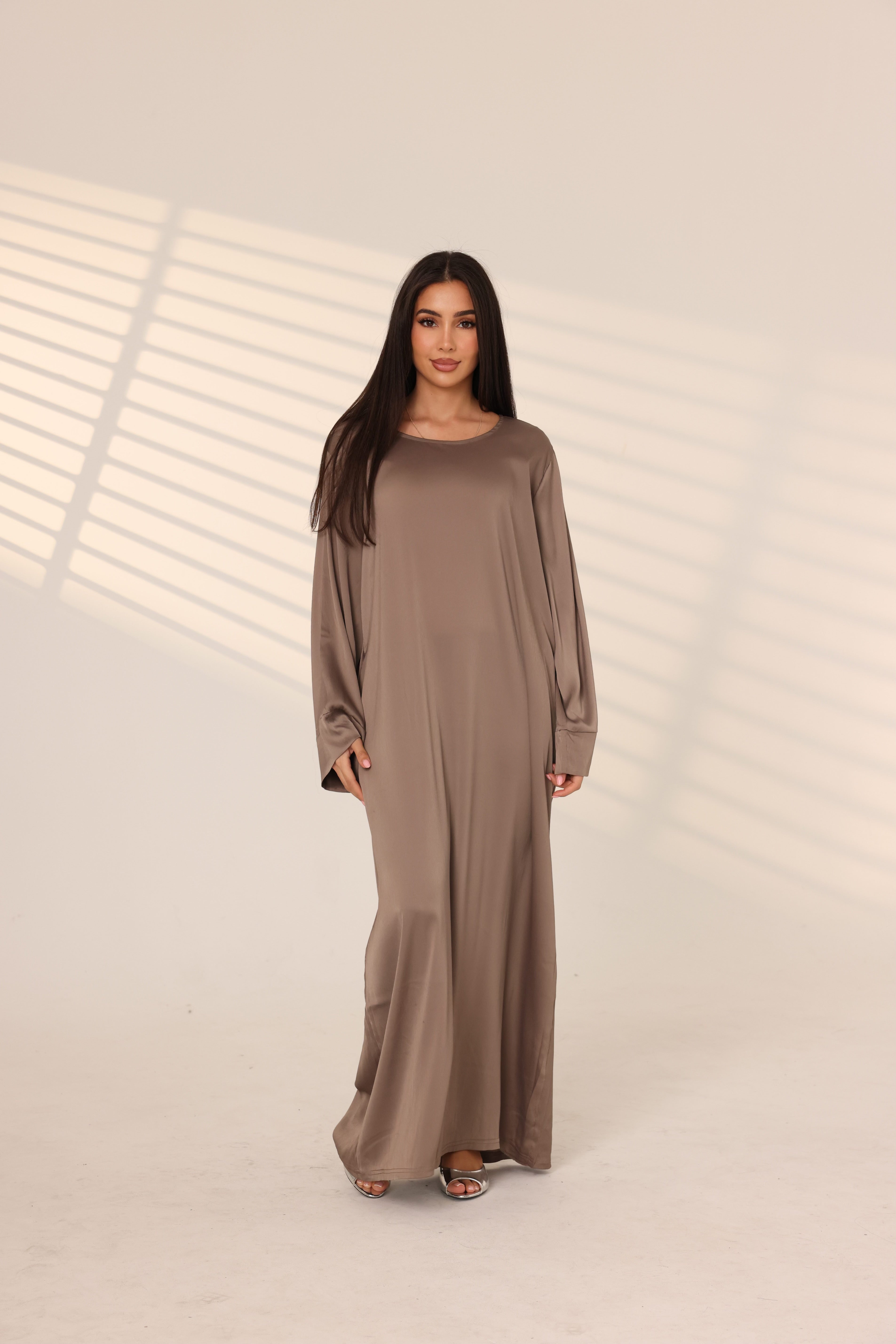 Satin Plain Abaya