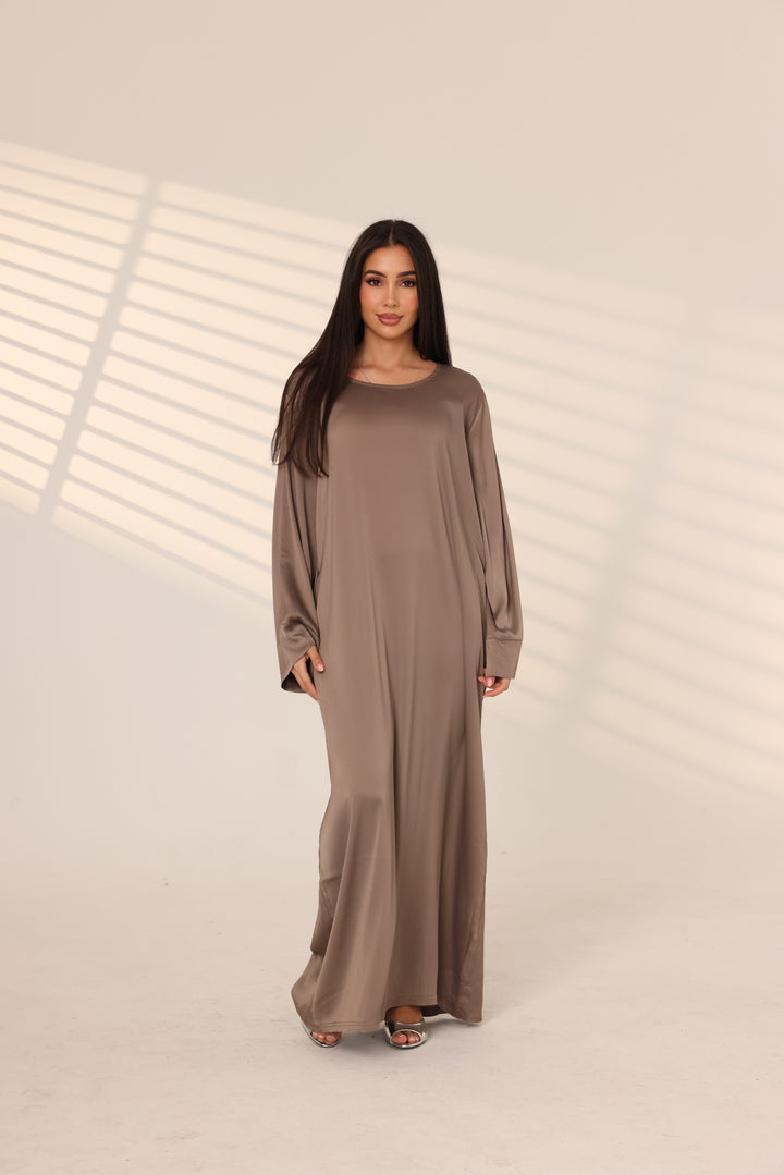 Satin Plain Abaya