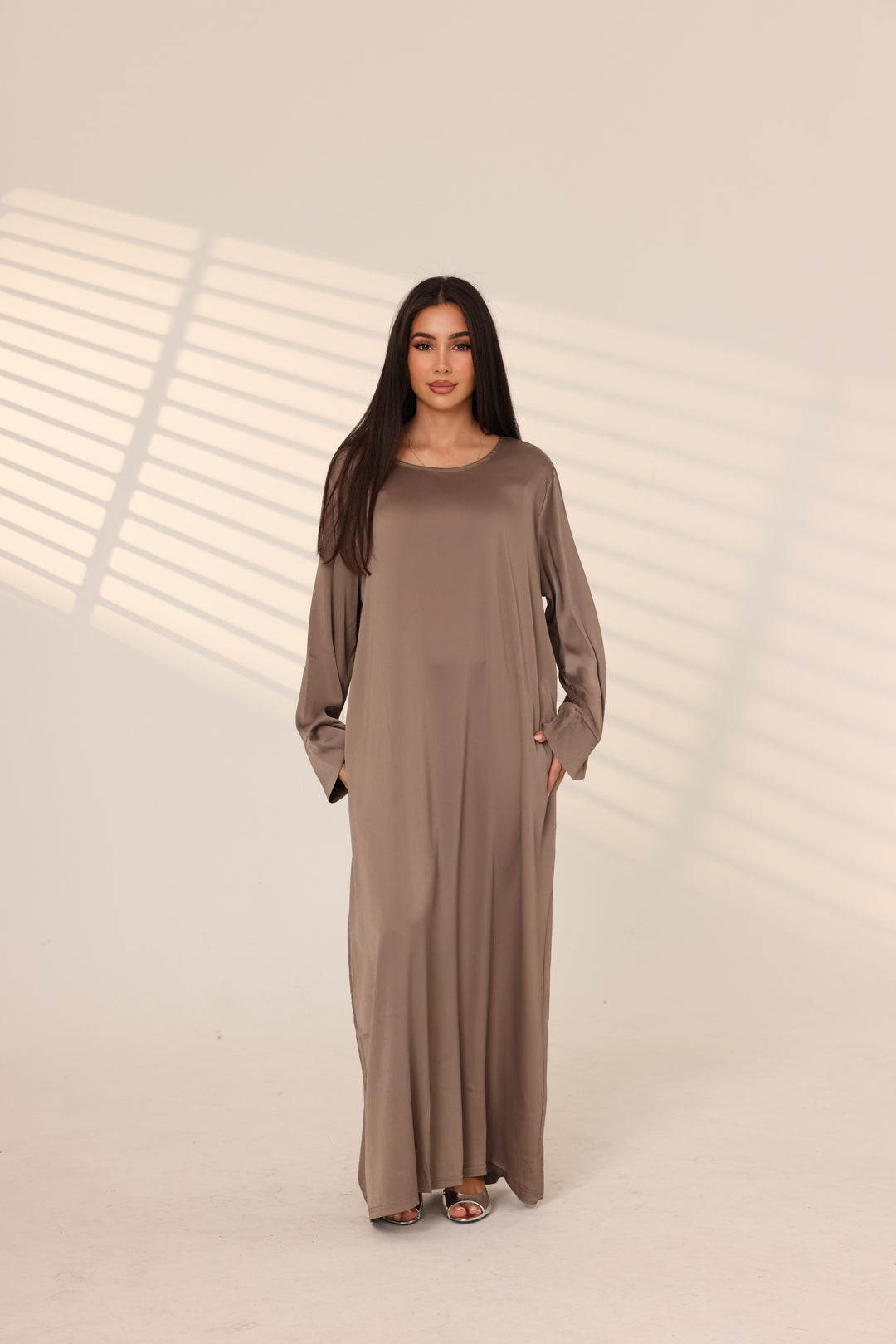 Satin Plain Abaya