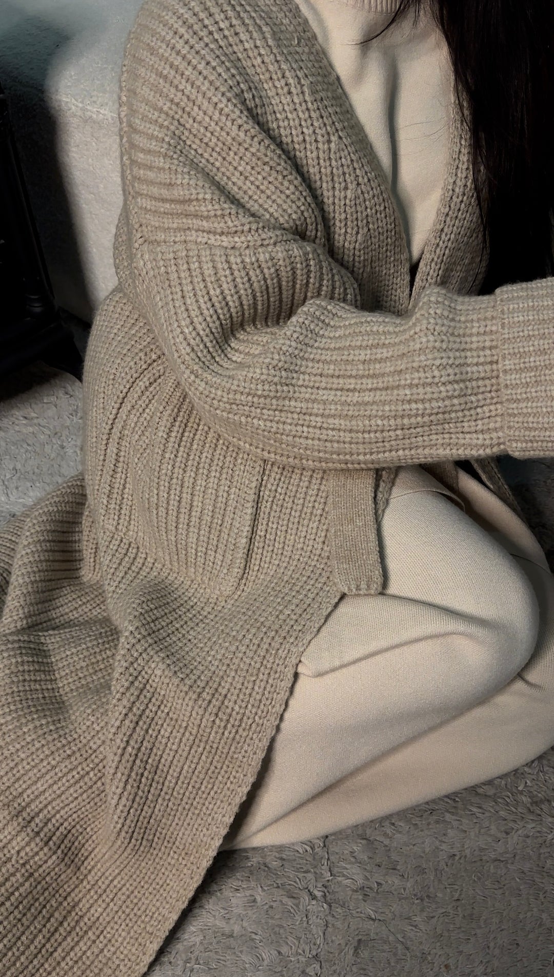 Oversized Knit Cardigan