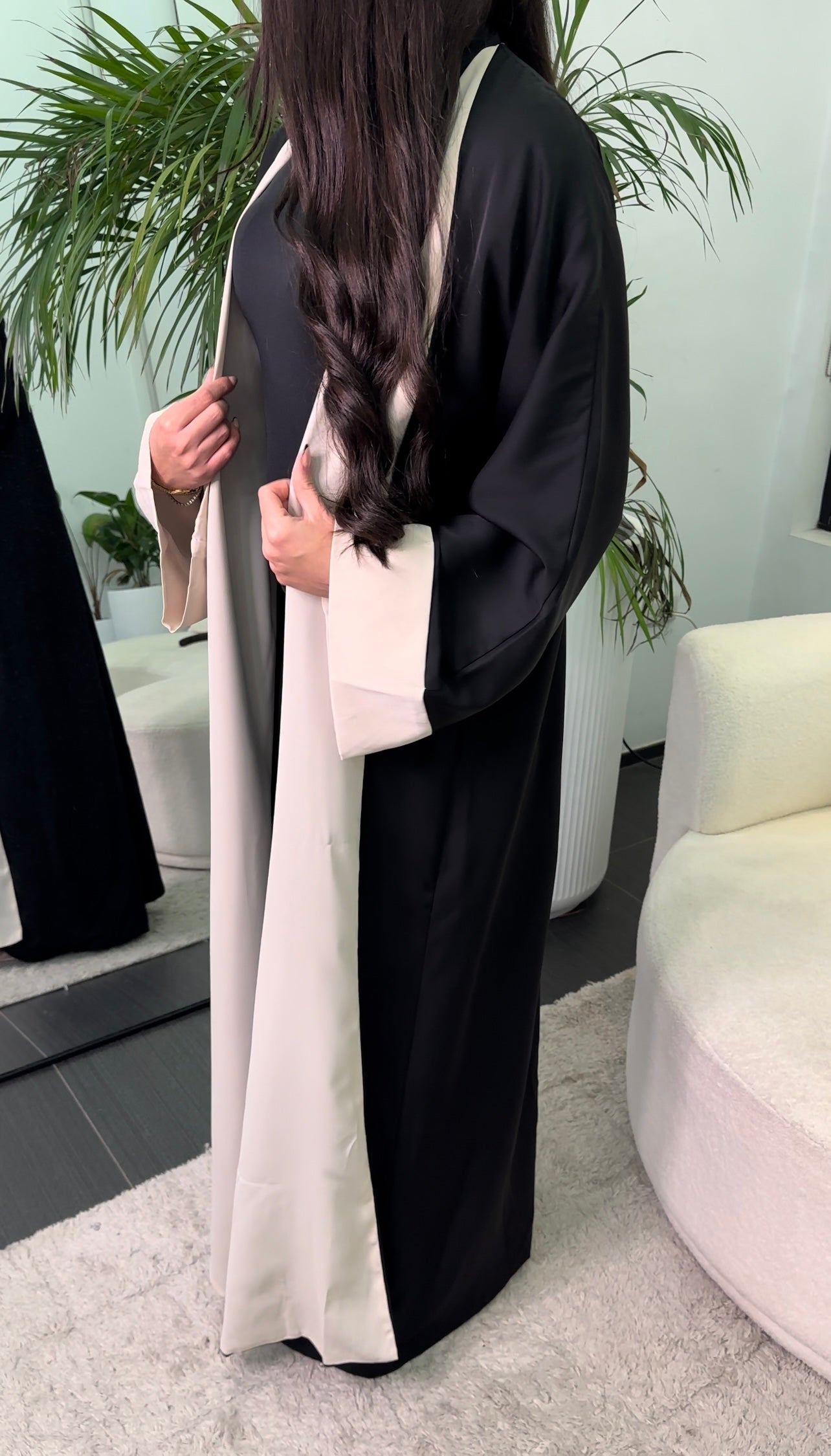 Two-tone Abaya