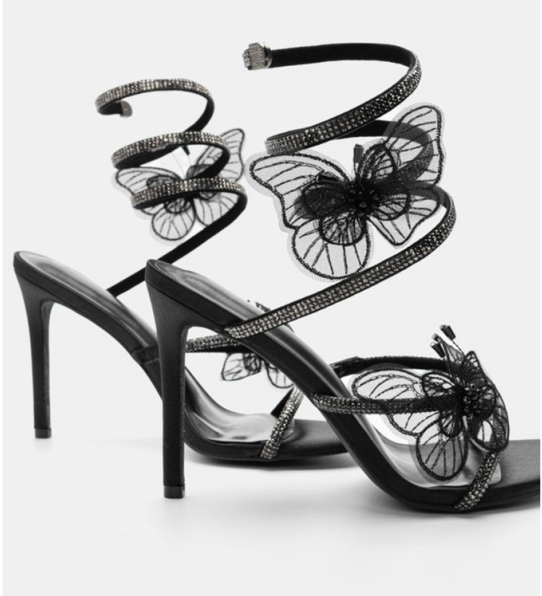 Míray Butterfly Heel- BLACK