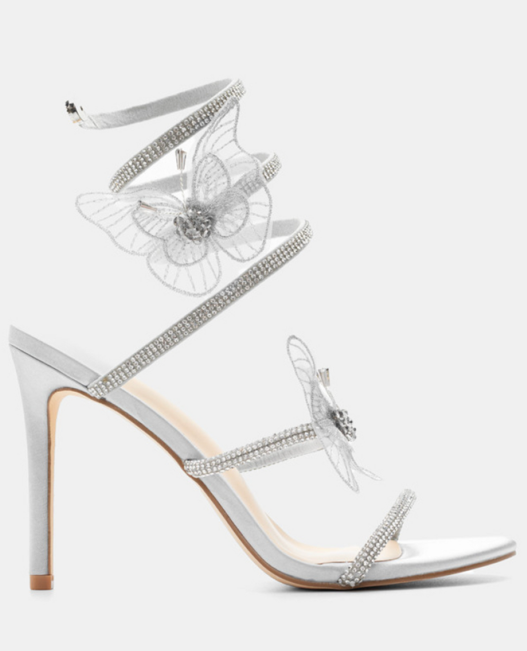Míray Butterfly Heel- Silver