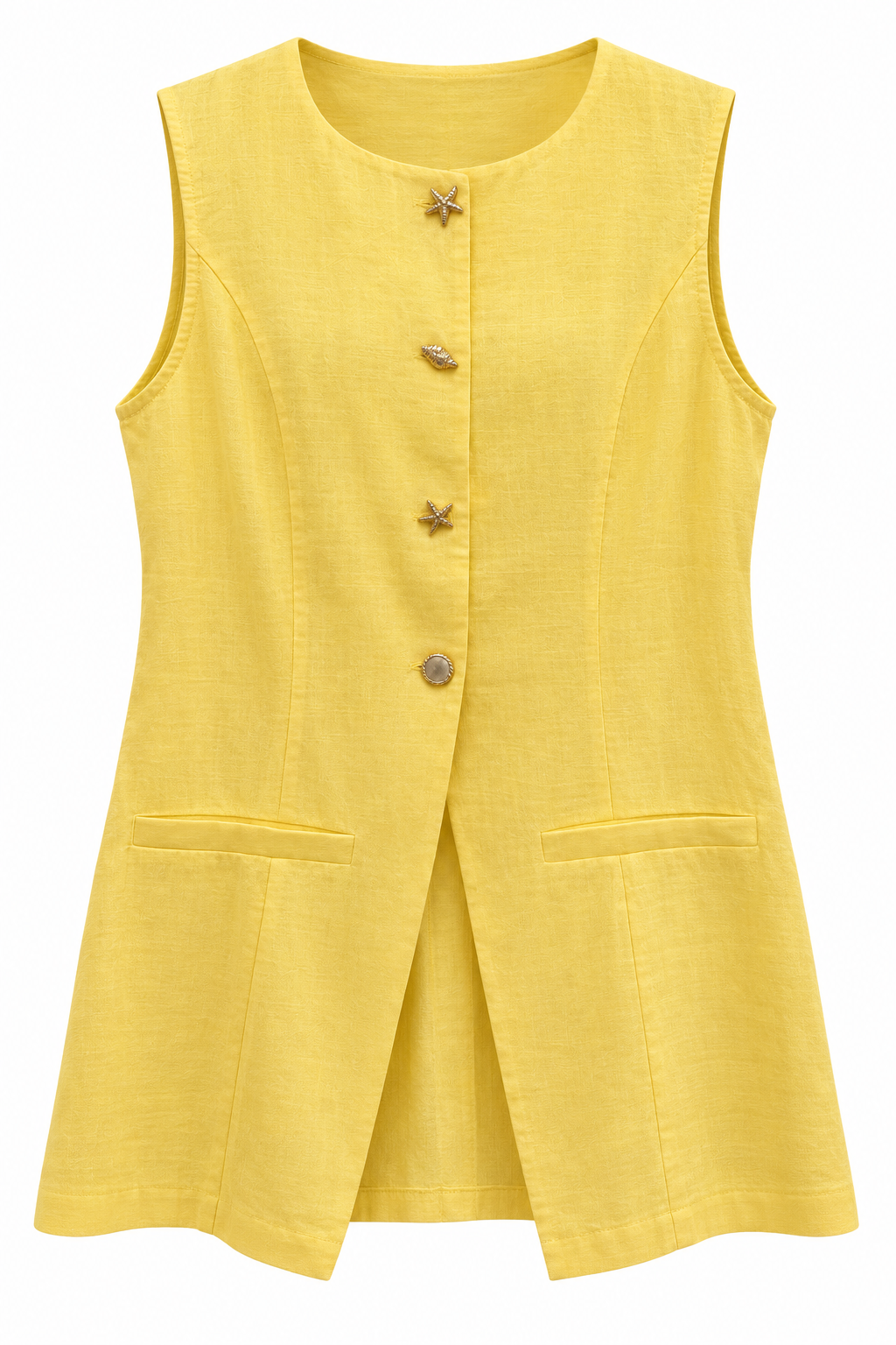Beach Linen Vest – MIRAY