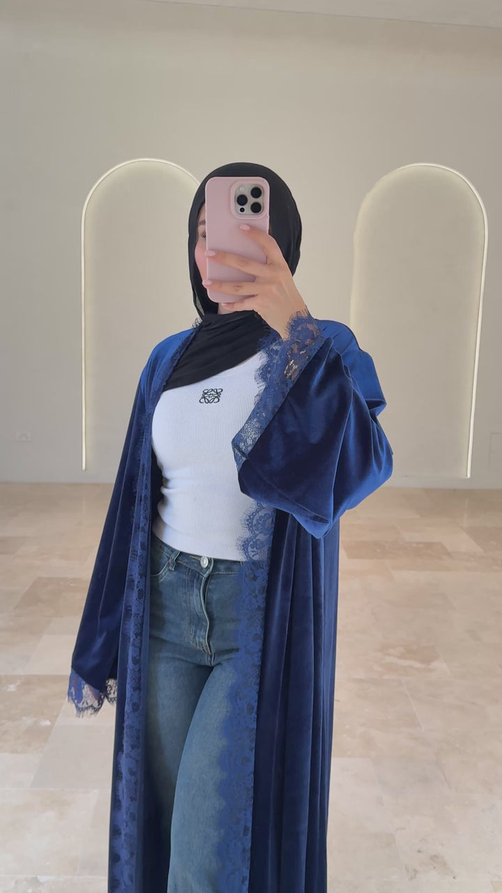 Velvet and Vine Lace Abaya